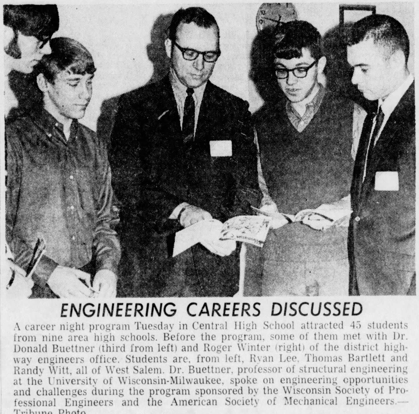 1970: La Crosse Central High School